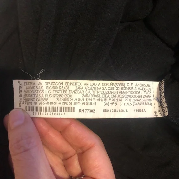 Zara Lightweight Black Sleeveless layered Maxi Dress size Large - Picture 10 of 10